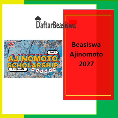 Beasiswa Ajinomoto 2027