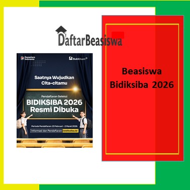Beasiswa Bidiksiba 2026