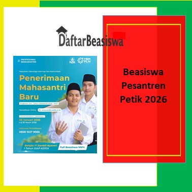 Beasiswa Pesantren Petik 2026