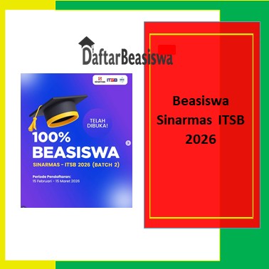 Beasiswa Sinarmas ITSB 2026
