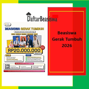 Beasiswa Gerak Tumbuh 2026