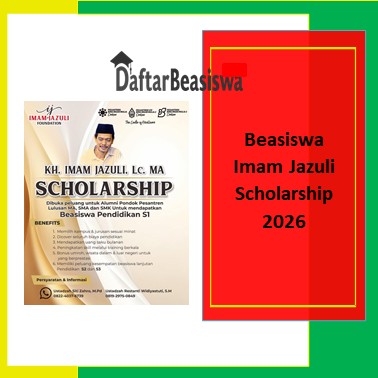 Beasiswa Imam Jazuli Scholarship 2026