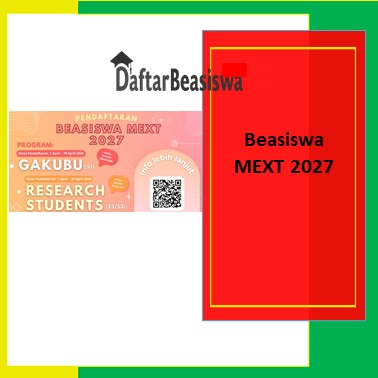 Beasiswa MEXT 2027