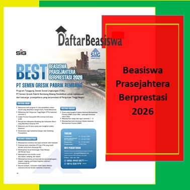 Beasiswa Prasejahtera Berprestasi 2026