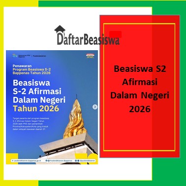 Beasiswa S2 Afirmasi Dalam Negeri 2026