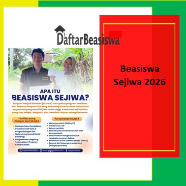 Beasiswa Sejiwa 2026