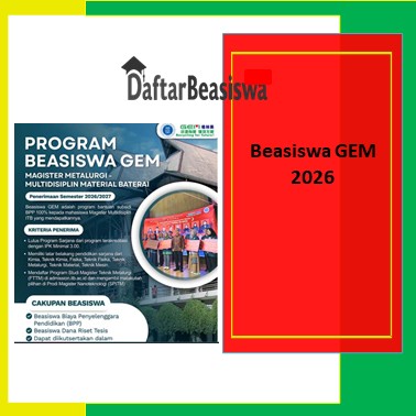 Beasiswa GEM 2026