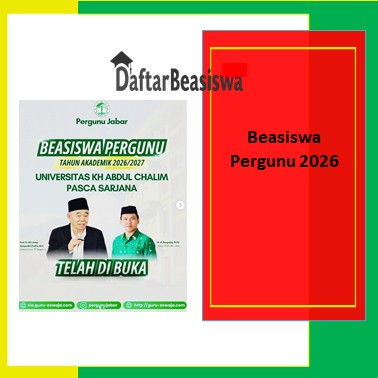 Beasiswa Pergunu 2026
