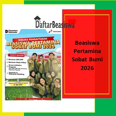 Beasiswa Pertamina Sobat Bumi 2026