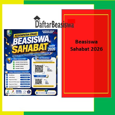 Beasiswa Sahabat 2026