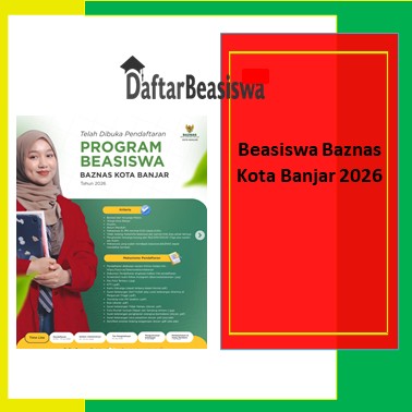 Beasiswa Baznas Kota Banjar 2026