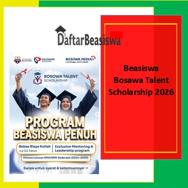 Beasiswa Bosowa Talent Scholarship 2026
