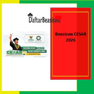 Beasiswa CESAR 2026
