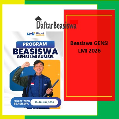 Beasiswa GENSI LMI 2026