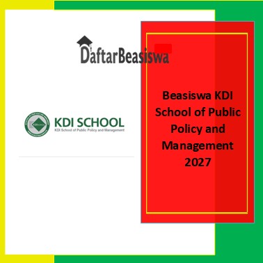 Beasiswa KDI School of Public Policy and Management 2027