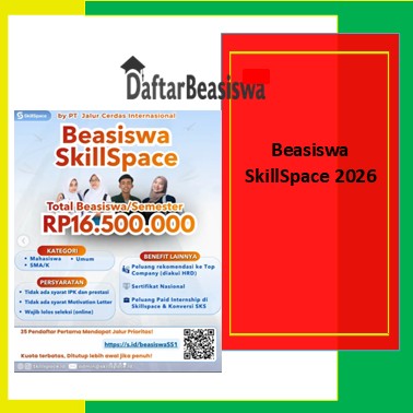 Beasiswa SkillSpace 2026