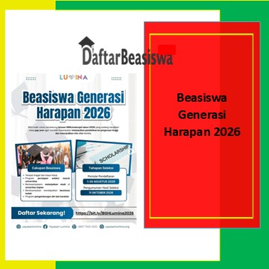 Beasiswa Generasi Harapan 2026