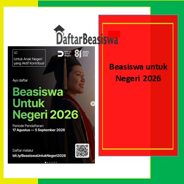 Beasiswa untuk Negeri 2026