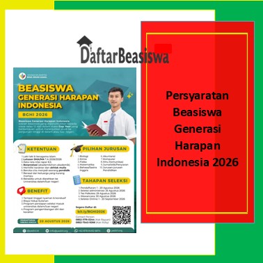 Persyaratan Beasiswa Generasi Harapan Indonesia 2026
